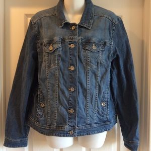 Sonoma Denim Jean Jacket Medium Wash Size Large